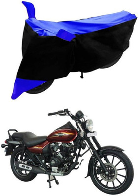 Autoaces Two Wheeler Cover for Bajaj(Avenger 150 Street, Black, Blue)