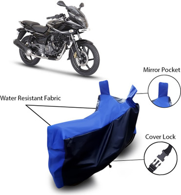 ANTHUB Two Wheeler Cover for Bajaj(Pulsar 220 DTS-i, Blue)