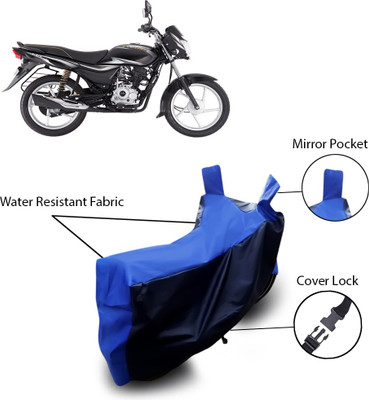 SEBONGO Two Wheeler Cover for Bajaj(ComforTec, Blue)