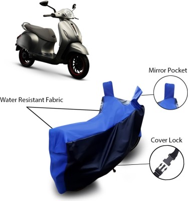 THE REAL ARV Waterproof Two Wheeler Cover for Bajaj(Jupiter, Blue)