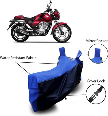 SEBONGO Two Wheeler Cover for Bajaj(V15, Blue)