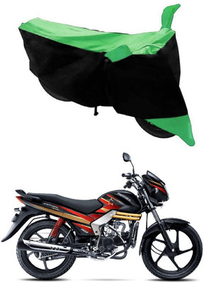 Autoaces Two Wheeler Cover for Mahindra(Centuro, Black, Green)