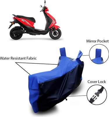 SEBONGO Two Wheeler Cover for Ampere(Blue)