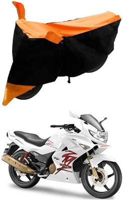 Autoaces Two Wheeler Cover for Hero(Karizma ZMR, Black, Orange)