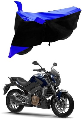 Autoaces Two Wheeler Cover for Bajaj(Dominar, Black, Blue)