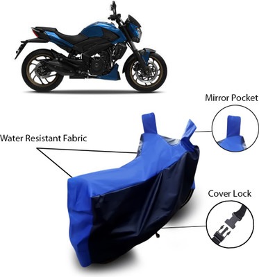 SEBONGO Two Wheeler Cover for Bajaj(Dominar, Blue)