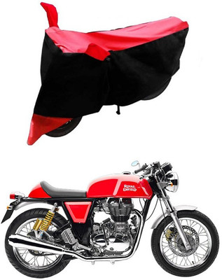 Autoaces Two Wheeler Cover for Royal Enfield(Continental GT, Black, Red)