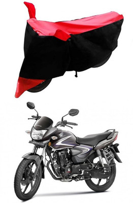 Autoaces Two Wheeler Cover for Honda(CB Shine, Black, Red)