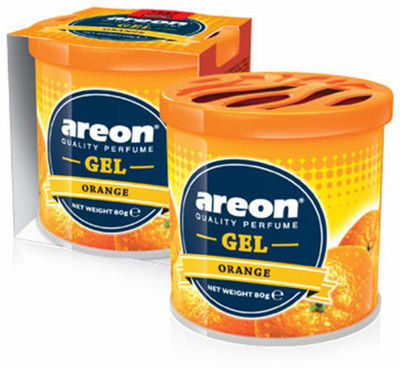 areon Orange Car Perfume Car Air Freshener Car Freshener Diffuser Gel Can(80 g)