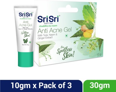 Sri Sri Tattva Anti Acne Gel Pack of 3(30 g)