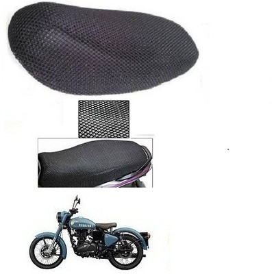ManzilainSC cool-mesh-a-103 Single Bike Seat Cover For Royal Enfield Classic