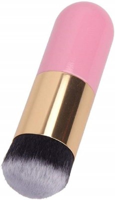 Miss Hot Makeup Cosmetic Face Powder, Foundation/Blush Brush (Pink)(Pack of 1)