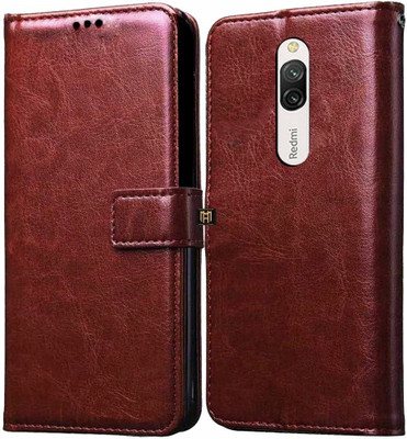 magichub-flip-cover-for-redmi-8a-dualbrown