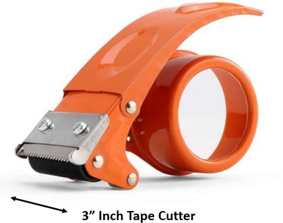 Betlex Singal side Handheld tape dispenser (Manual)(Set of 1, Orange)