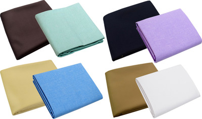 KUNDAN SULZ GWALIOR Cotton Blend Solid Shirt & Trouser Fabric