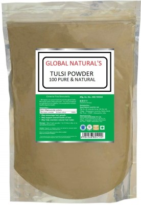 global natural Natural Tulsi Leaf/Leaves/Ocimum Sanctum/Holy Basil Powder For Skin & Hair Treatment(200 g)
