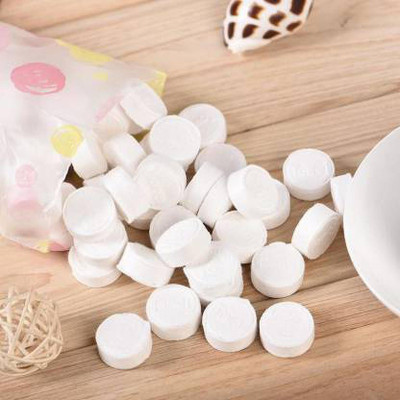 stickonn 50Pcs Multi Uses Compressed Towel /Magic Tablet Coin Tissue/ Napkin for Multli Purpose Compressed Tissue 50Units(50 Tissues)