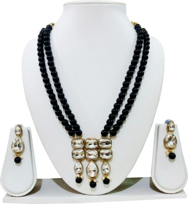 JN Handicraft Alloy Black Jewellery Set(Pack of 1)