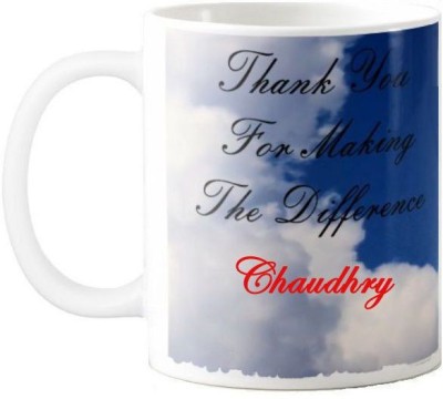 Exocticaa Chaudhry Thank You 77 Ceramic Coffee Mug(325 ml)