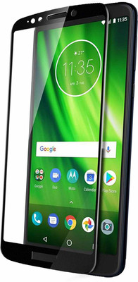 INCLU Edge To Edge Tempered Glass for Motorola Moto G6 Play(Pack of 1)