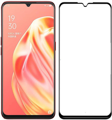 XRENGTH Edge To Edge Tempered Glass for Oppo F15(Pack of 1)