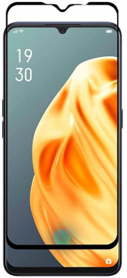 XRENGTH Edge To Edge Tempered Glass for Oppo F15(Pack of 1)