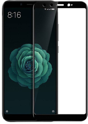 FIVE-O Edge To Edge Tempered Glass for Mi A2(Pack of 1)