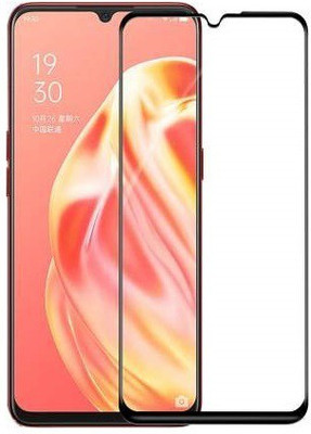 XRENGTH Edge To Edge Tempered Glass for Oppo F15(Pack of 1)