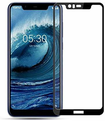 VISHZONE Edge To Edge Tempered Glass for Nokia 5.1 Plus(Pack of 1)