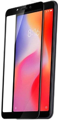 FIVE-O Edge To Edge Tempered Glass for Mi Redmi 6A(Pack of 1)