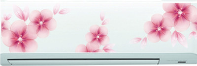 DivineDesigns 23 cm Flowers AC Sticker Self Adhesive Sticker(Pack of 1)