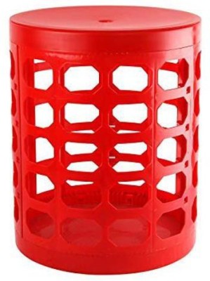 Cello Plastic Multi Storage Stool,Red Stool(Red, DIY(Do-It-Yourself))