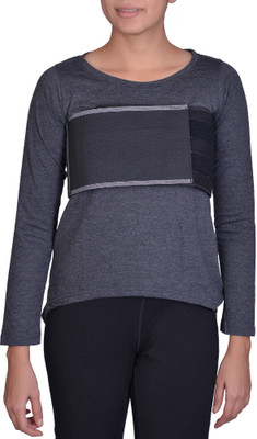 Orthtex PRIMIUM CHEST SUPPORT 6 INCH WIDTH Abdominal Belt(Black)