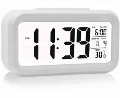 SPJ ENTERPRISE Digital White Clock
