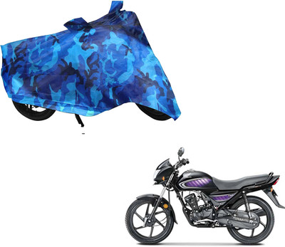 WolkomHome Waterproof Two Wheeler Cover for Honda(Dream Neo, Blue, Black)