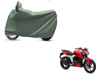 High Quality Waterproof Two Wheeler Cover for TVS(Apache RTR 160, Green)