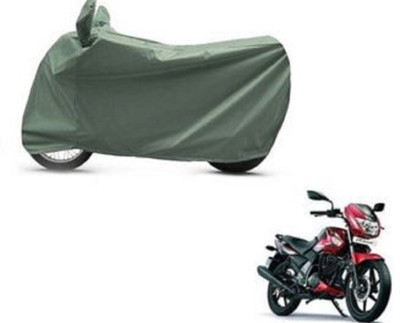 High Quality Waterproof Two Wheeler Cover for TVS(Flame DS 125, Green)
