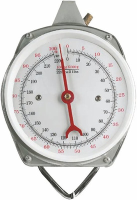 texla 1 KG TO 100 KG Dial Spring Balance Heavy Duty Hook Type Meat/Cylinder/ Luggage Hanging Weighing scale Weighing Scale(White)