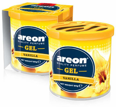 areon Vanilla Car Perfume Car Air Freshener Diffuser Gel Can(80 g)