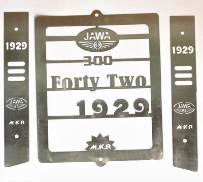 acube mart 300 forty two 1920 radiator grill gaurd Bike Radiator Guard(JAWA)
