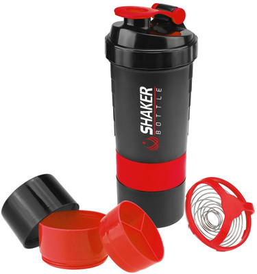 ewayshine 500 ml Plastic Shaker(Pack of 1, Red)