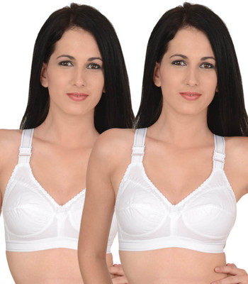 Softskin Women Full Coverage Non Padded Bra(White)