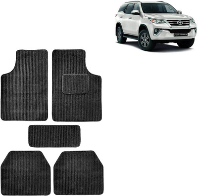 VOCADO Fabric Standard Mat For  Toyota Fortuner(Black)