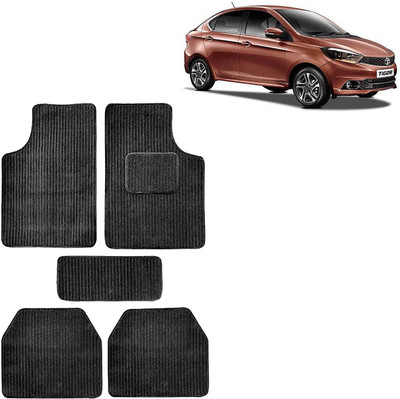 VOCADO Fabric Standard Mat For  Tata Tigor(Black)