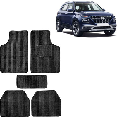 aksmit Fabric Standard Mat For  Hyundai Venue(Black)