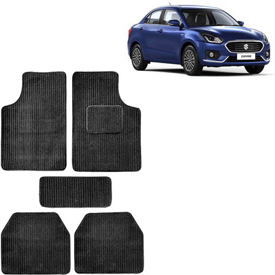 VOCADO Fabric Standard Mat For  Maruti Suzuki Swift Dzire(Black)