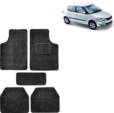 Rhtdm Fabric Standard Mat For  Skoda Fabia(Black)