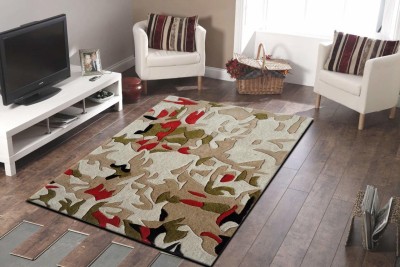 Ac Concept Multicolor Wool Area Rug(4 ft,  X 6 ft, Rectangle)