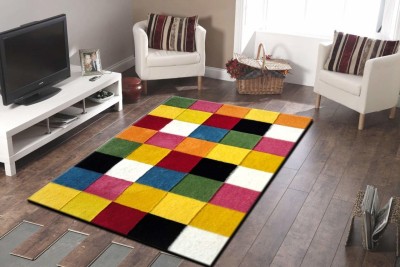 Ac Concept Multicolor Wool Carpet(4 ft,  X 6 ft, Rectangle)