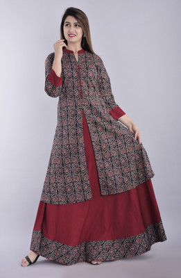 Blezza Women Kurta and Skirt Set